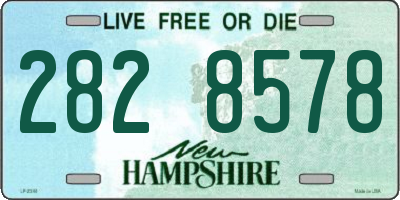 NH license plate 2828578
