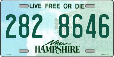 NH license plate 2828646