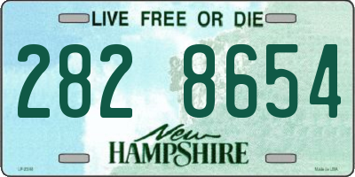 NH license plate 2828654