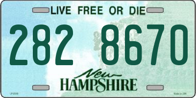 NH license plate 2828670