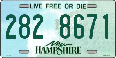 NH license plate 2828671