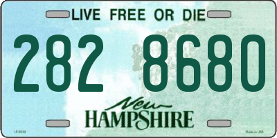 NH license plate 2828680