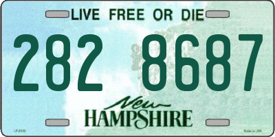 NH license plate 2828687