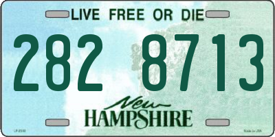 NH license plate 2828713