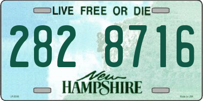 NH license plate 2828716