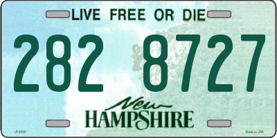 NH license plate 2828727