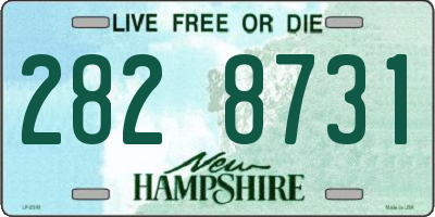 NH license plate 2828731