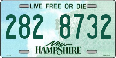 NH license plate 2828732