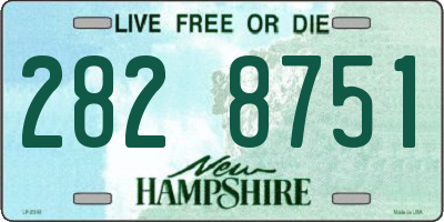 NH license plate 2828751