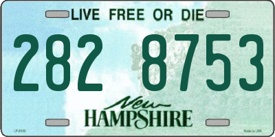 NH license plate 2828753