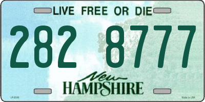 NH license plate 2828777