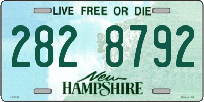 NH license plate 2828792