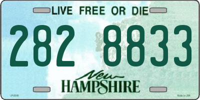 NH license plate 2828833