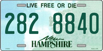 NH license plate 2828840