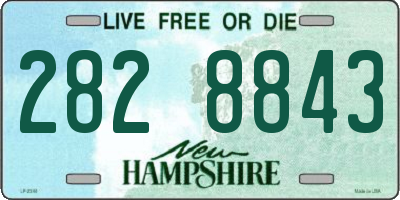 NH license plate 2828843