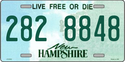 NH license plate 2828848