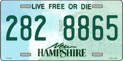 NH license plate 2828865