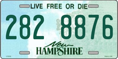 NH license plate 2828876