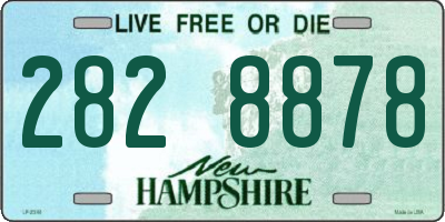 NH license plate 2828878