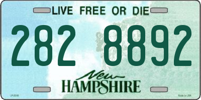 NH license plate 2828892