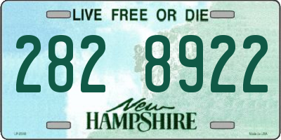NH license plate 2828922