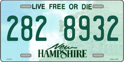 NH license plate 2828932