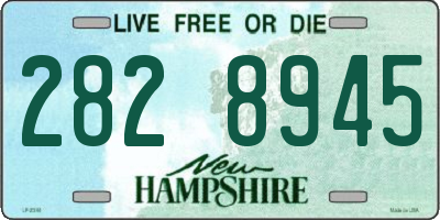 NH license plate 2828945