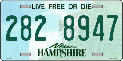 NH license plate 2828947