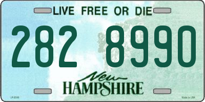 NH license plate 2828990