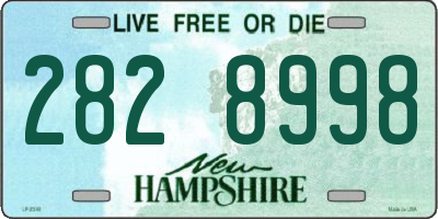 NH license plate 2828998