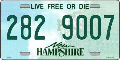 NH license plate 2829007