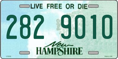 NH license plate 2829010