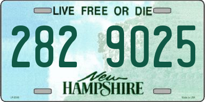 NH license plate 2829025