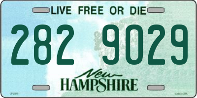 NH license plate 2829029