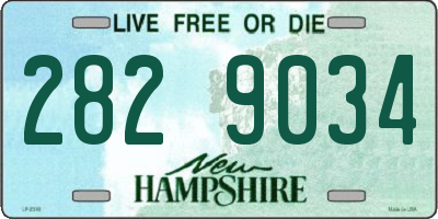 NH license plate 2829034