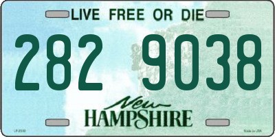 NH license plate 2829038