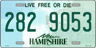 NH license plate 2829053
