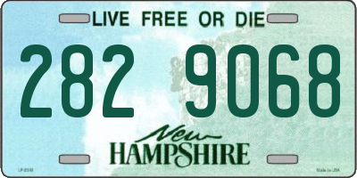 NH license plate 2829068