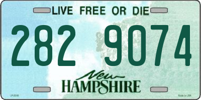 NH license plate 2829074