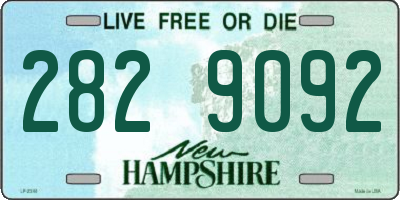 NH license plate 2829092
