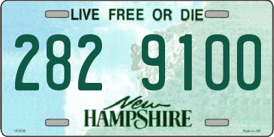 NH license plate 2829100