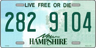 NH license plate 2829104