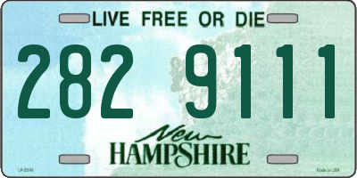 NH license plate 2829111