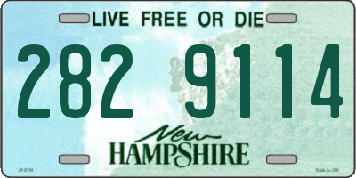 NH license plate 2829114