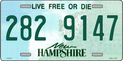 NH license plate 2829147