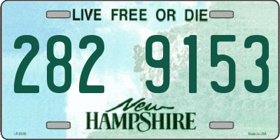 NH license plate 2829153