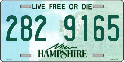 NH license plate 2829165