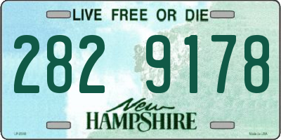 NH license plate 2829178