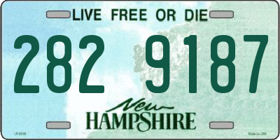 NH license plate 2829187