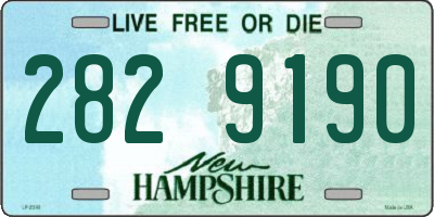 NH license plate 2829190
